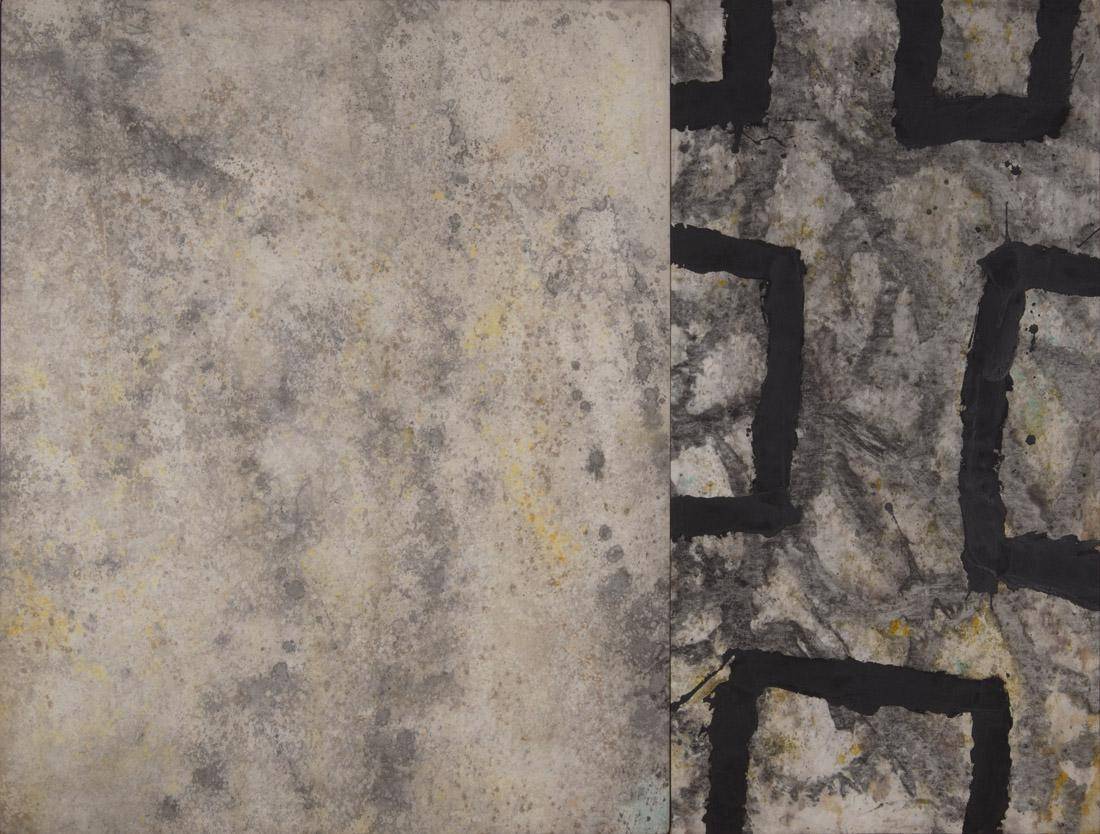 Sin título, 2011. Martín Mendizábal (1960). Técnica mixta sobre tela.  150 x 200 cm. Nº inv. 4954.