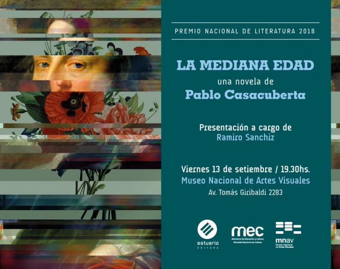  - Presentación del libro: "La mediana edad" de Pablo Casacuberta - Museo Nacional de Artes Visuales
